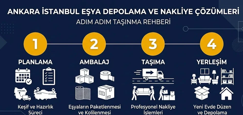 Ankara İstanbul Eşya Depolama ve Nakliye Çözümleri: Adım Adım Taşınma Rehberi